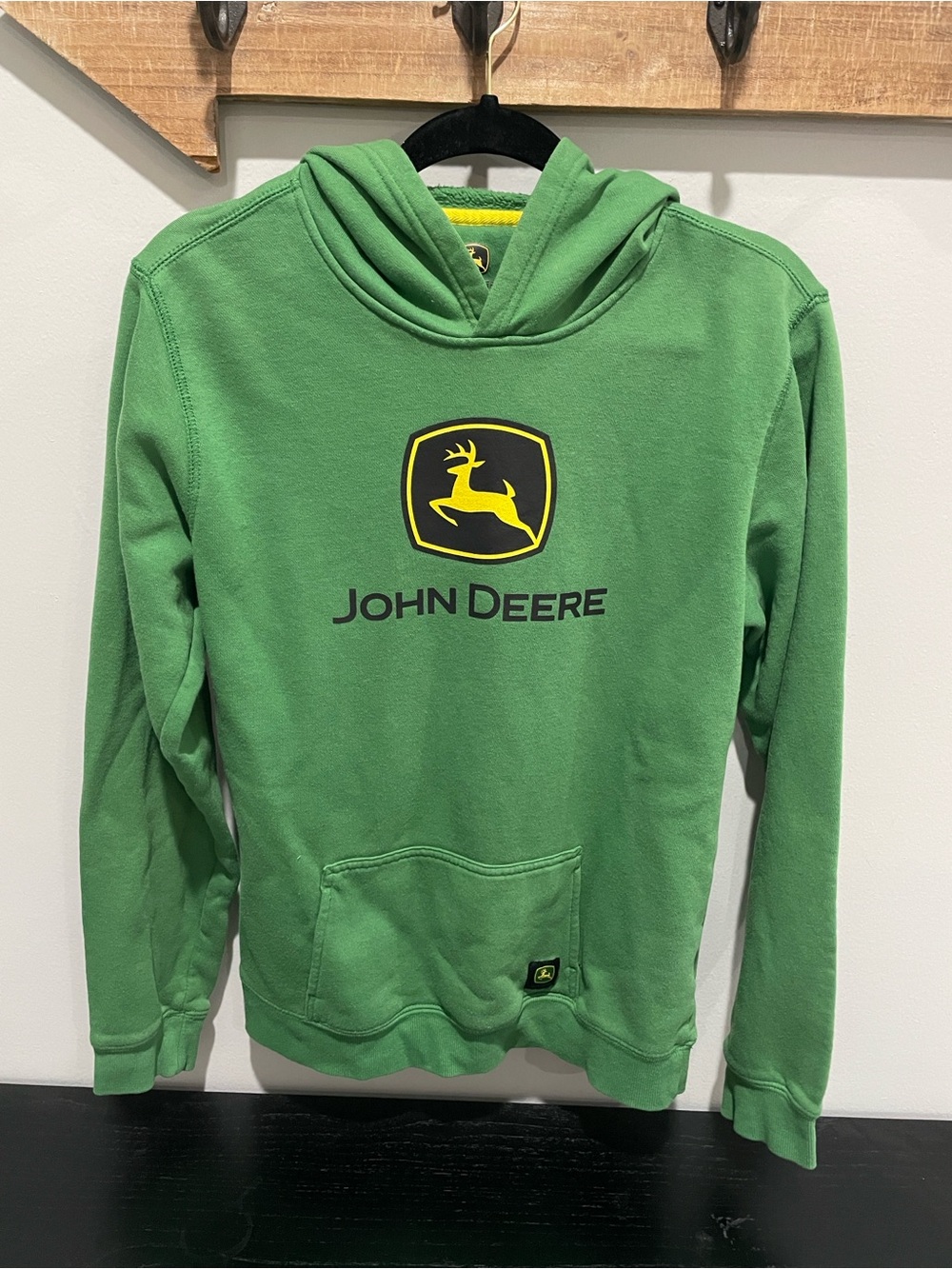 John Deere Green Sweatshirt with Yellow Logo